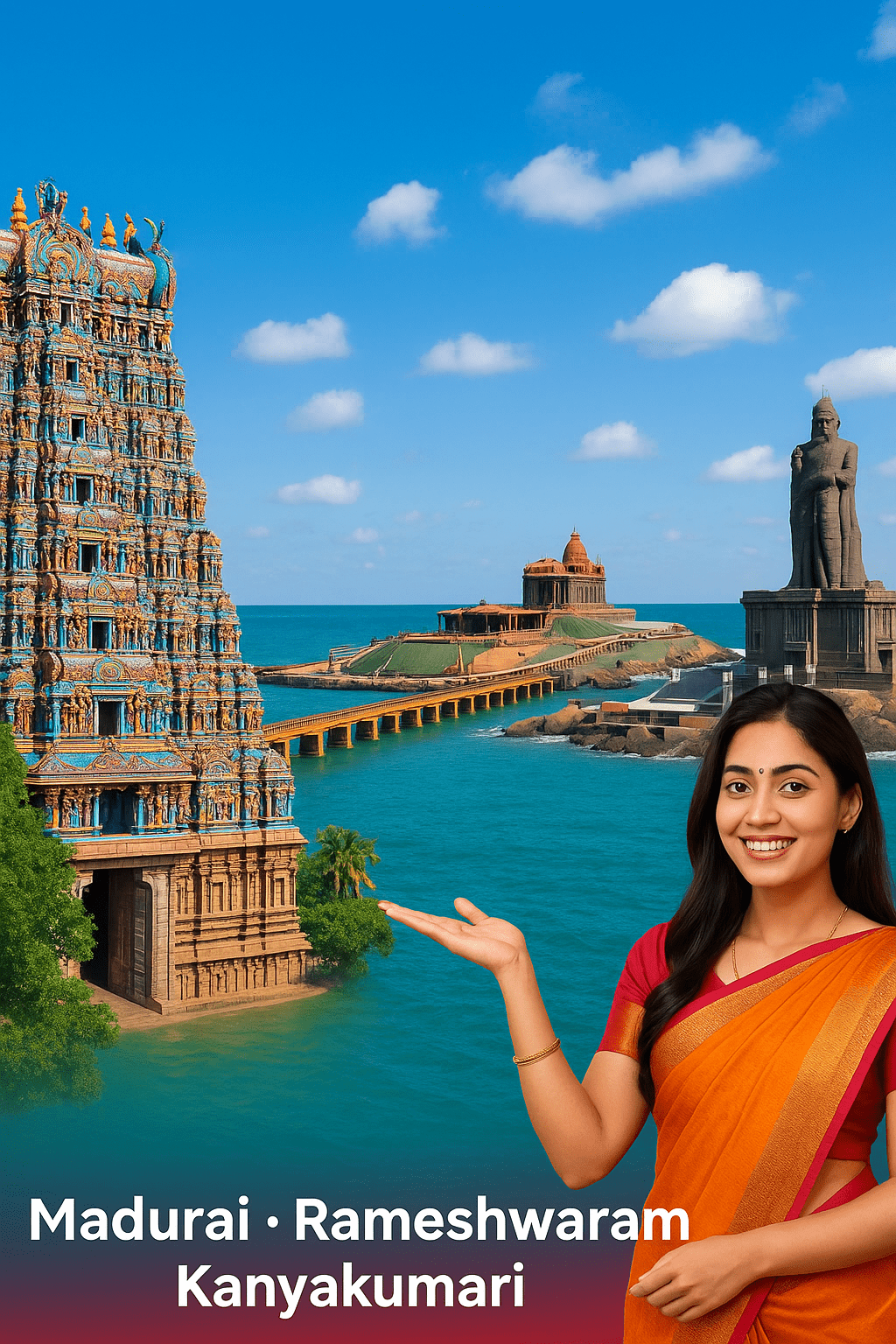 Madurai Rameshwaram Kanyakumari